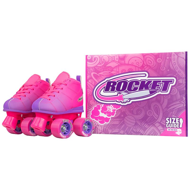 Crazy Skates Adjustable Rocket Roller Skates For Girls And Boys - Great Beginner Kids Quad Skates, 5 of 7