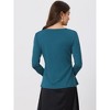 INSPIRE CHIC Women's Tie Front Long Sleeve Crop Ruffle Knit Cardigan Sweaters - 4 of 4