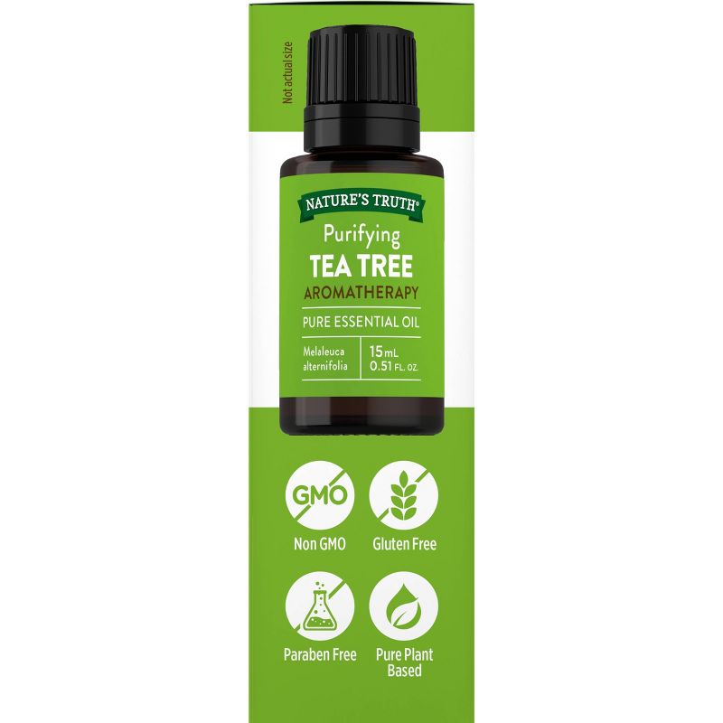 Nature&#39;s Truth Tea Tree Aromatherapy Essential Oil - 0.51 fl oz, 3 of 7