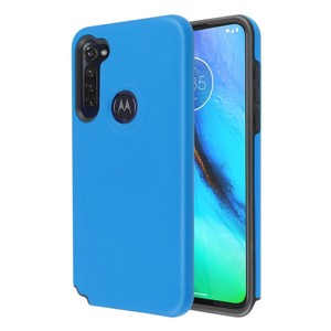 MyBat Fuse Series Case for Motorola Moto G Stylus - Black / Blue / Inc Blue - 1 of 4