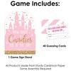 Big Dot of Happiness Little Princess Crown - How Many Candies Pink Baby Shower or Birthday Party Game - 1 Stand and 40 Cards - Candy Guessing Game - 3 of 4