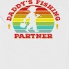 Rerun Island Men's Daddys Fishing Partner Short Sleeve Graphic Cotton T-Shirt - White M - 2 of 3