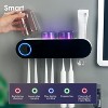 Attop UV Toothbrush Sanitizer and Holder Smart Home Bathroom Accessories, 3 Cups Electric Toothbrush Holder Wall Mounted - 4 of 4