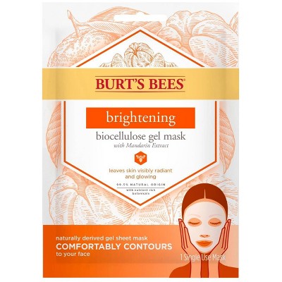 Burt's Bees Brightening Biocellulose Gel Mask - 1ct