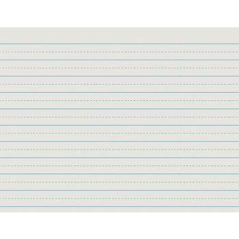 School Smart Alternate Ruled Writing Paper, 3/4 Inch Ruled Long Way, 11 x 8-1/2 Inches, 500 Sheets