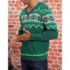 WhizMax Men's V-Neck Christmas Jacquard Pullover Sweater - 2 of 4