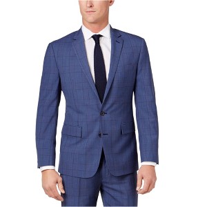 Ryan Seacrest Mens Herringbone Two Button Blazer Jacket - 1 of 1