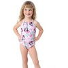 PATPAT Disney Mickey Mouse & Friends Swimsuits  UPF 50+ One Piece Swimwear  Quick Dry Toddler Girls - 2 of 4