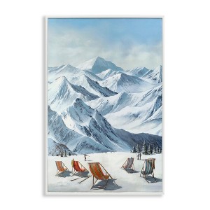 Stupell Industries Lounging At The Lifts Framed Giclee Art - 1 of 4