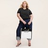 Women's Mini Polka Dot Short Sleeve Crewneck Pullover Sweater - kate spade new york x Target Black/White - 3 of 4