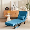 Convertible Chair Bed Sleeper for Adults, 5 in 1 Folding Chair Bed with 5-Position Adjustable Backrest & Pillow - 4 of 4