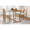 CAVINAS Dining Table Set for 4 Kitchen Table Farmhouse Counter Height Kitchen Table Set with 4 Upholstered Dining Chairs for Small Places - 4 of 4