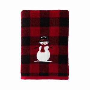 Woodland Winter Bath Towel Red - SKL Home - 1 of 4