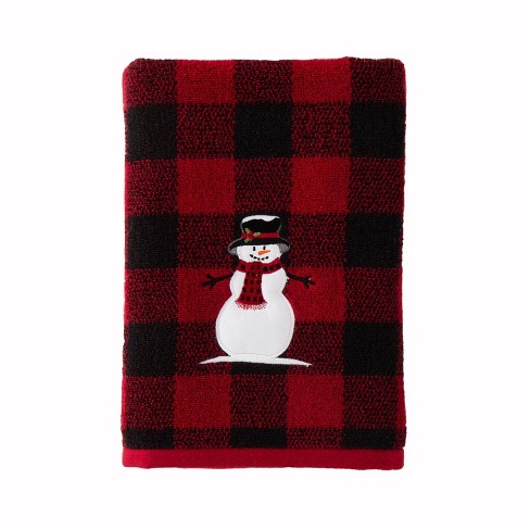 2pc Woodland Winter Hand Towel Set Red - Skl Home : Target