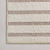 MontVoo Modern Geometric High-Low Beige Washable Area Rug - 4 of 4