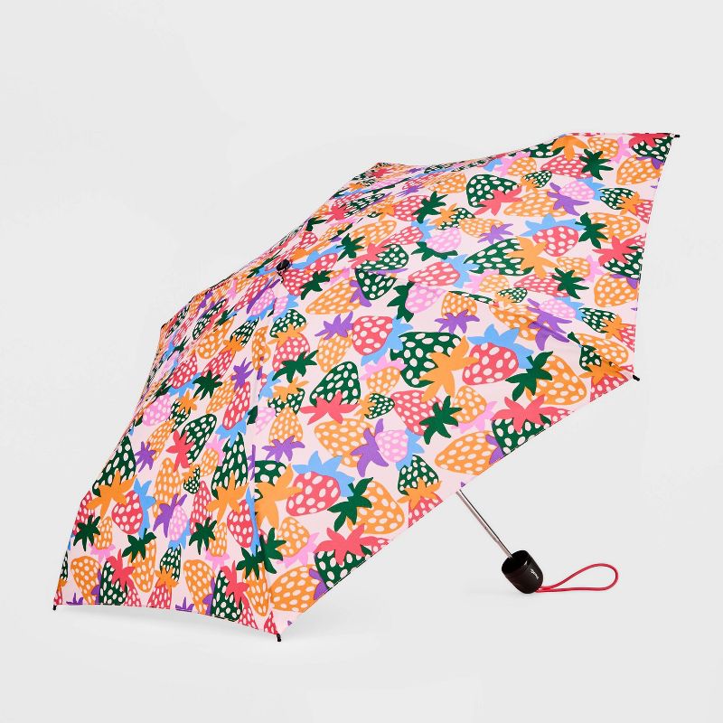 ShedRain Mini Manual Compact Umbrella - Pink, 1 of 6