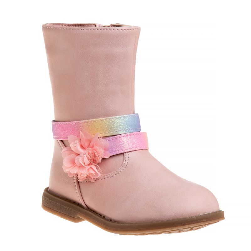 Laura Ashley Toddler Boots With Flower Detail, 1 of 6
