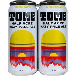 Half Acre Tome Hazy Pale Ale Beer - 4pk/16 fl oz Cans - 1 of 3