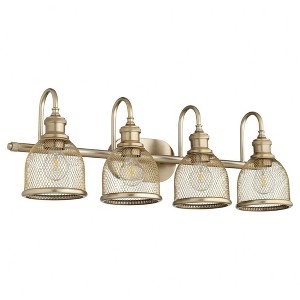 Quorum Lighting Omni 4-Light Aged Brass Ceiling Fan - 1 of 1