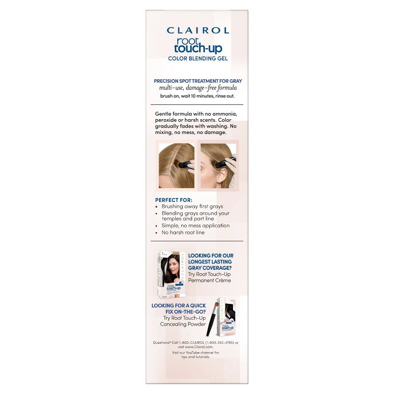 Clairol Semi Permanent  Root Touch-Up Color Blending Gel, 4 of 11