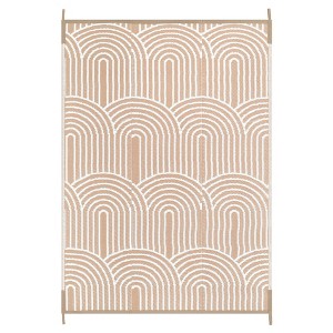 Lahome Outdoor Plastic Straw Rug-Waterproof Reversible Mat for Patio, Backyard, Camping, RV Awning - 1 of 4