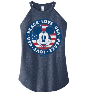 Women's - Disney - Americana Graphic High Neck Tank - 1 of 3