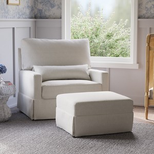 Namesake Crawford Pillowback Chair and a Half Comfort Swivel Glider - 1 of 4
