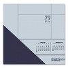 EcoTones Recycled Monthly Desk Pad Calendar, 18.5 x 13, Ocean Blue Sheets/Corners, Black Binding, 12-Month (Jan to Dec): 2026 - 4 of 4