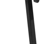 gray fabric/black frame