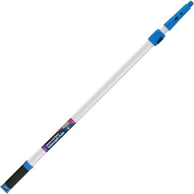 Unger Telescoping 6 Ft. L X 2 In. D Aluminum Extension Pole Blue/white ...