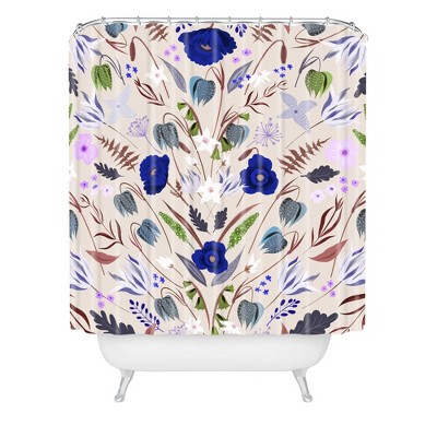 Iveta Abolina Poppy Meadow Shower Curtain - Deny Designs