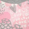 Sleep On It Girls 2-Piece Hacci Pajama Set with Matching Scrunchie - 4 of 4