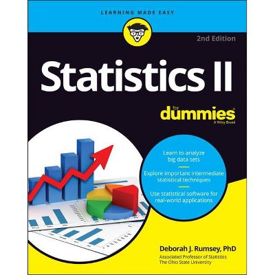 Statistics II for Dummies - 2nd Edition by  Deborah J Rumsey (Paperback)