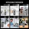 LunaLulinlk Automatic Soap Dispenser, Touchless Hand Free Soap Dispenser 3 Adjustable Soap Volume Dish Soap Dispenser Silver - 4 of 4