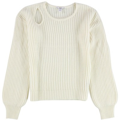 bar III Womens Balloon Sleeve Pullover Sweater