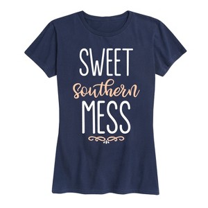 Women's - Country Casuals - Sweet Southern Mess Short Sleeve Graphic T-Shirt - 1 of 4