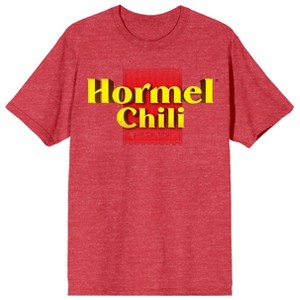 Hormel Chili Vintage Logo Crew Neck Short Sleeve Red Heather Women's T-shirt - 1 of 2