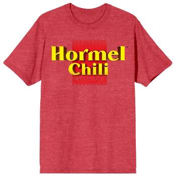 Hormel Chili Vintage Logo Crew Neck Short Sleeve Red Heather Women's T-shirt