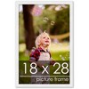 PosterPalooza | Classic Modern White Picture Frame - UV Acrylic, Foam Board Backing, Hanging Hardware - 2 of 4