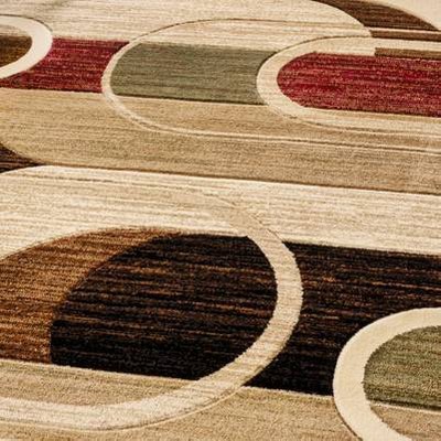 cream/brown/red
