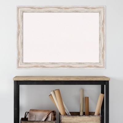 Alexandria White Wash Wood Framed Corkboard