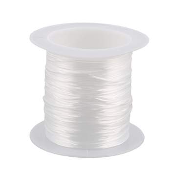 Stockroom Plus 2 Pack 0.8mm Clear Elastic String For Jewelry