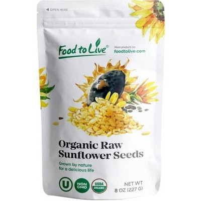 Organic Sprouted Sunflower Seeds - by Food To Live