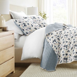 Lightweight Quilted Coverlet Set – All Season Comfort in French Jacobean Style - Becky Cameron - 1 of 4