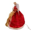 Kurt Adler 14-Inch UL 10-Light Red and Gold Angel Tree Topper - 4 of 4