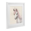 Stupell Industries Fairy Unicorn Soft Petals Framed Print Under Glass Art - 2 of 4