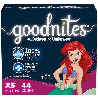 Huggies Goodnites Girls Bedwetting Night Time Underwear, Goodnites, X –  Zecoya