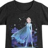 Girls' - Frozen 2 - Elsa's Winter Fitted Short Sleeve Graphic T-Shirt - 2 of 4