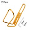 Unique Bargains Aluminum Universal Bicycle Water Bottle Cages 5.7" 2 Pcs with Screws and Wrenches - 3 of 4