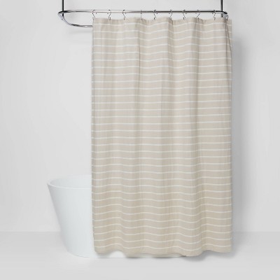 Stripe Shower Curtain Beige - Threshold™